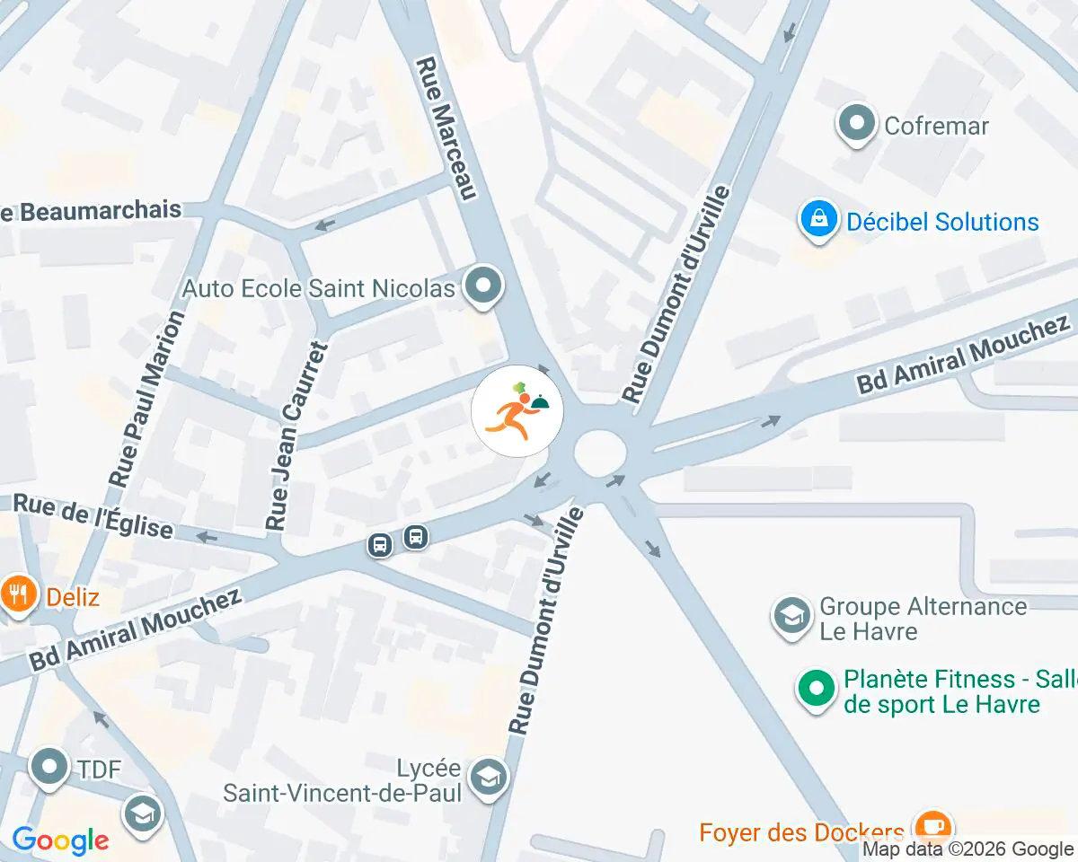 Carte de localisation de Menu Délice