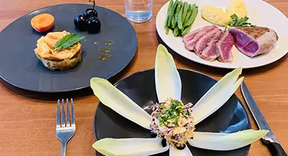 Photo exemple d'un menu "Gourmand" de Menu Délice